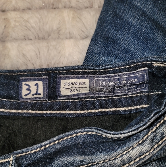 AWESOME MISS ME SIGNATURE BOOT JP7053B BLING JEANS - Picture 6 of 8